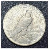 1922-D Peace Dollar Coin - One Dollar Silver, Denver Mint