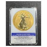 American Mint Saint-Gaudens 1933 CuNi Layered in 24k Double Eagle Reverse Proof - Historical Gold Eagle (Limited)