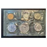 1964 Philadelphia Proof Set - Lincoln Cent, Jefferson Nickel, Roosevelt Dime, Washington Quarter, Kennedy Half