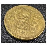 Banco de Mexico 5 Peso Banknotes & 20 Centavos Coins (Mexico 1960s-70s)