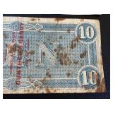 Confederate States Ten Dollar Banknotes - Richmond Feb 17, 1864 (Nos. 5892 & 20974)