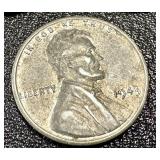 1943 Steel Lincoln Cents - 9 Coins