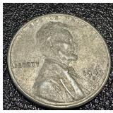 1943 Steel Lincoln Cents - 9 Coins