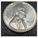 1943 Steel Lincoln Cents - 9 Coins