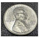 1943 Steel Lincoln Cents - 9 Coins