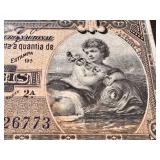 Banknote - 1 Mil Reis - Republica dos Estados Unidos do Brasil - Serial 26773