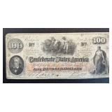 Confederate States of America 1862 $100 Note - Nov 3, 1862 - #42658