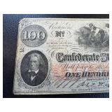 Confederate States of America 1862 $100 Note - Nov 3, 1862 - #42658
