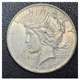 1927-D - Peace Dollar