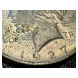 1927-D - Peace Dollar