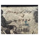 Farmers and Merchants Bank of Memphis Banknote - $5 May 1854 (Antique Tennessee)