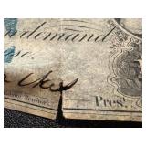 Farmers and Merchants Bank of Memphis Banknote - $5 May 1854 (Antique Tennessee)