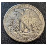 Walking Liberty Quarters - 1944-D, 1945-S, 1946-D, 1947-D (Lot of 4)