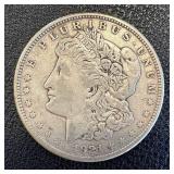Morgan Silver Dollar 1921-S San Francisco Mint