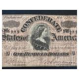Confederate States of America $100 Banknote - Richmond, Feb 17, 1864