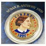 First & Last Dollars of the Millennium Two-Coin Set: Susan B. Anthony 1999 & Sacagawea 2000