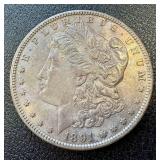 Morgan Silver Dollar 1891-S