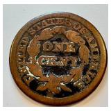 Braided Hair Large Cent - 1817 U.S. Penny