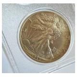 US Coin Set in Whitman Binder - 5 Coins incl. 1944 Lincoln Cent & Walking Liberty Half