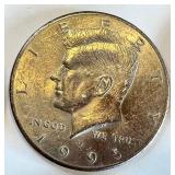 7 Eisenhower Dollars 1971-1978, Denver Mint (D) - US Coin Set with Millennium Dollars Case