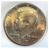 7 Eisenhower Dollars 1971-1978, Denver Mint (D) - US Coin Set with Millennium Dollars Case