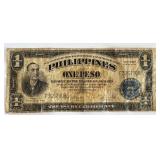 Victory Series 1 Peso Philippines Banknote - Serial F30679086