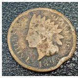 Indian Head Cent - 21 Coins - Circulated - Various Dates