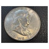Benjamin Franklin Half Dollars - 1961, 1962, 1963 (Denver Mint, D)