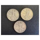 Walking Liberty Half Dollars - 1920, 1946, 1946-S