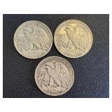 Walking Liberty Half Dollars - 1920, 1946, 1946-S