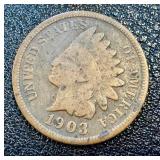 Indian Head Cent Coins - 24-Piece Lot (Lot of 24) - Mixed Dates, Circulated