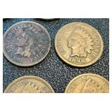 Indian Head Cent Coins - 24-Piece Lot (Lot of 24) - Mixed Dates, Circulated