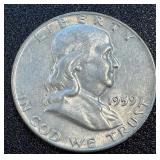 Franklin Half Dollar - Trio 1959-1961 (3 Coins)