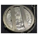 1882 Morgan Silver Dollar Pendant Keychain