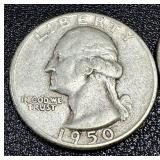 Washington Quarters 1950-1964 - 15 Coins Circulated