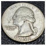 Washington Quarters 1950-1964 - 15 Coins Circulated