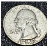 Washington Quarters 1950-1964 - 15 Coins Circulated