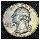 Washington Quarters 1950-1964 - 15 Coins Circulated