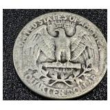 1934 Washington Quarters - 4 Coins