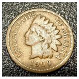 1909 Indian Head Cent - One Cent - United States of America