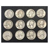 Jefferson Nickels 1937-1954 (Lot of 12)