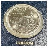 2005 State Quarter Collection Denver Mint - 5 Coins in Box (KS MN WV CA OR)