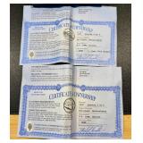 2005 State Quarter Collection Denver Mint - 5 Coins in Box (KS MN WV CA OR)