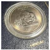 2005 U.S. State Quarters Proof Set - MN KS WV CA OR - Lewis & Clark Nickel - Extra MN OR