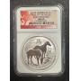 Perth Mint 2014 Year of the Horse 1 oz Silver Coin NGC MS69