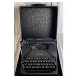 Vintage Smith-Corona Sterling Floating Shift Typewriter in Original Portable Case