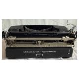Vintage Smith-Corona Sterling Floating Shift Typewriter in Original Portable Case