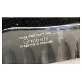 Vintage Stag Horn Handle Carving Set Crafted in Sheffield England by Gimbels