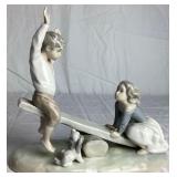Lladro Porcelain Figurine "Seesaw" #4867