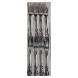 Oneida Community "Silver Artistry" and "Southern Garden" Silverplate Flatware Sets in Wooden Cases